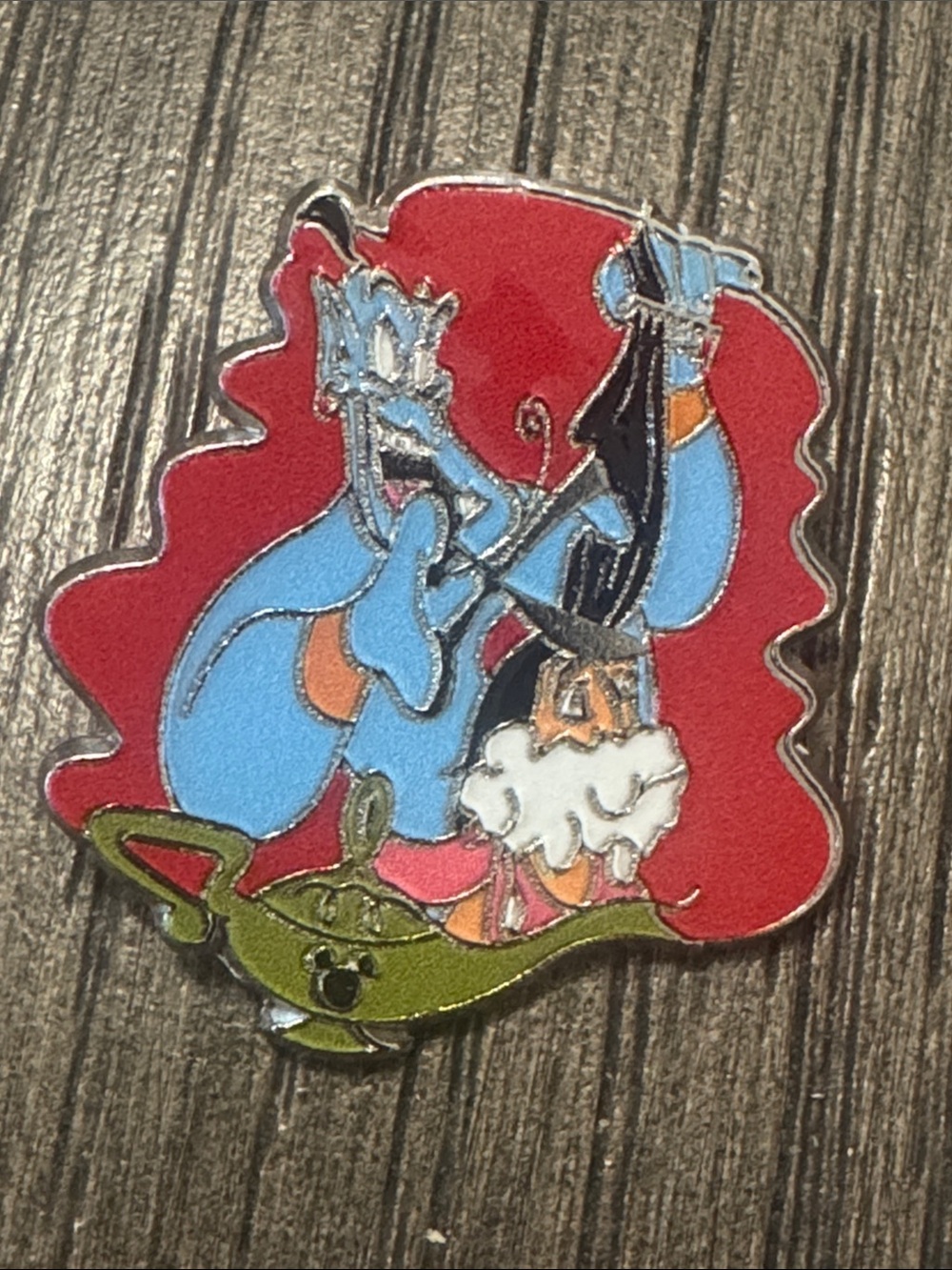 5/$25 Disney Aladdin Genie Shaving Aladdin Pin
